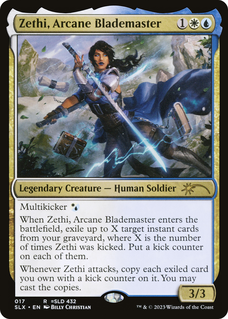 Zethi, Arcane Blademaster [Secret Lair: Universes Within] | Good Games Modbury