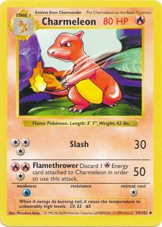 Charmeleon (24/102) [Base Set Shadowless Unlimited] | Good Games Modbury