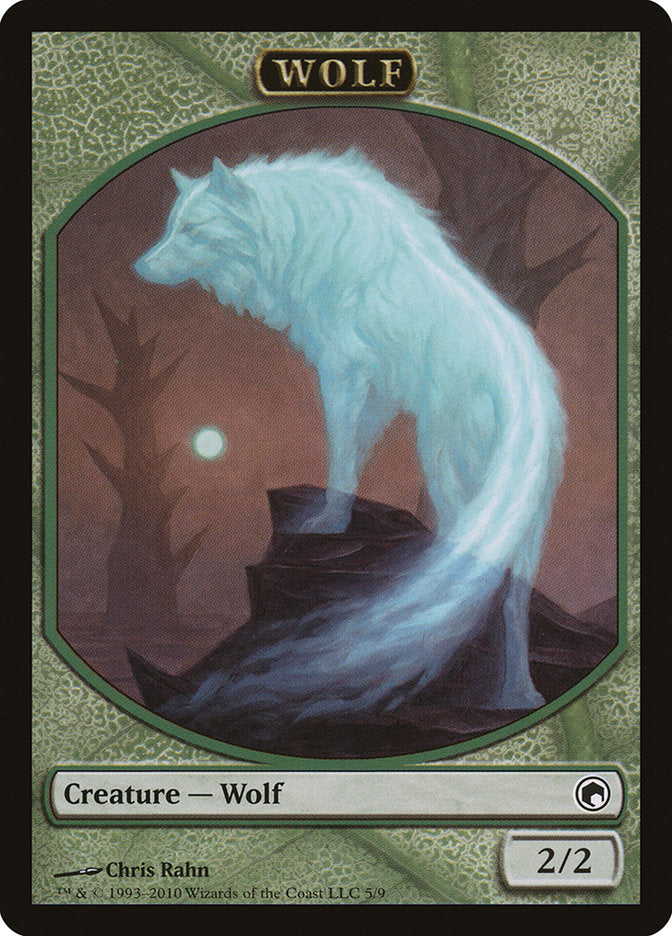 Wolf Token [Scars of Mirrodin Tokens] | Good Games Modbury