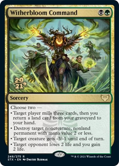 Witherbloom Command [Strixhaven: School of Mages Prerelease Promos] | Good Games Modbury