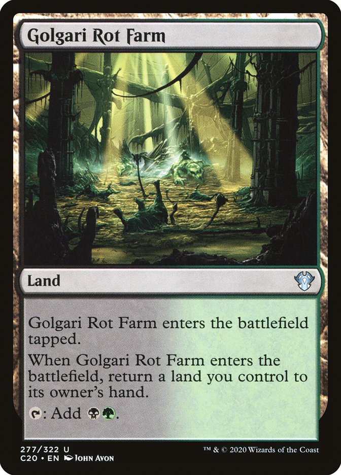 Golgari Rot Farm [Commander 2020] | Good Games Modbury