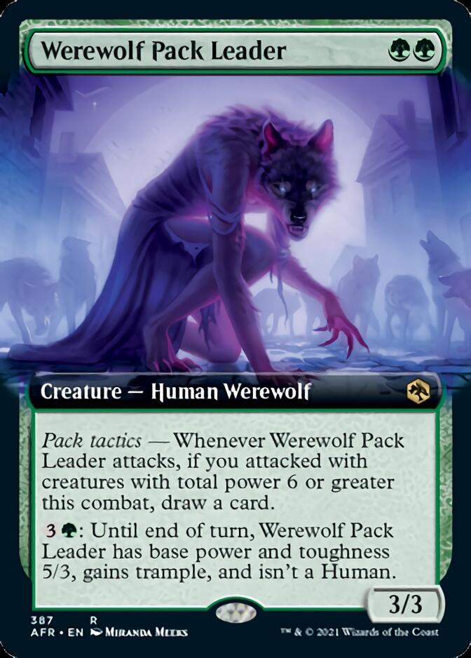 Werewolf Pack Leader (Extended Art) [Dungeons & Dragons: Adventures in the Forgotten Realms] | Good Games Modbury