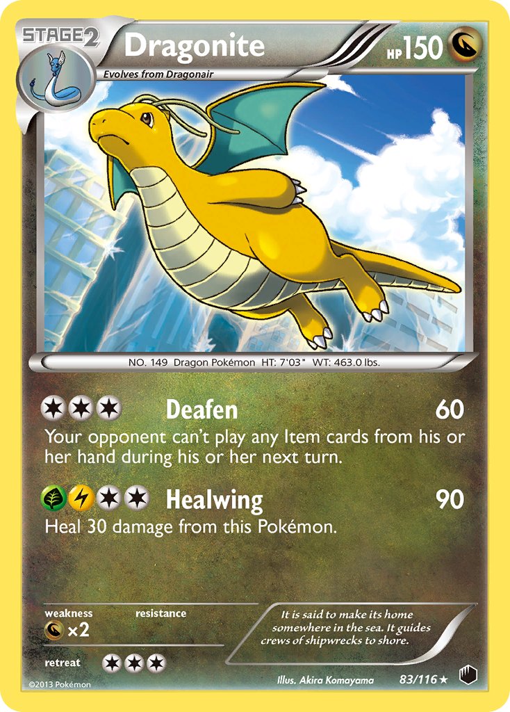 Dragonite (83/116) (Cosmos Holo) (Blister Exclusive) [Black & White: Plasma Freeze] | Good Games Modbury