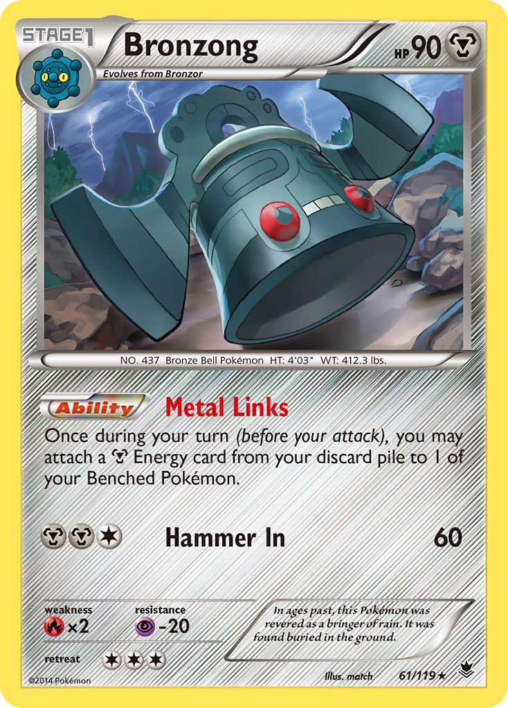 Bronzong (61/119) [XY: Phantom Forces] | Good Games Modbury