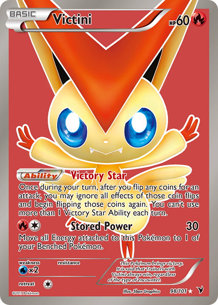 Victini (98/101) [Black & White: Noble Victories] | Good Games Modbury