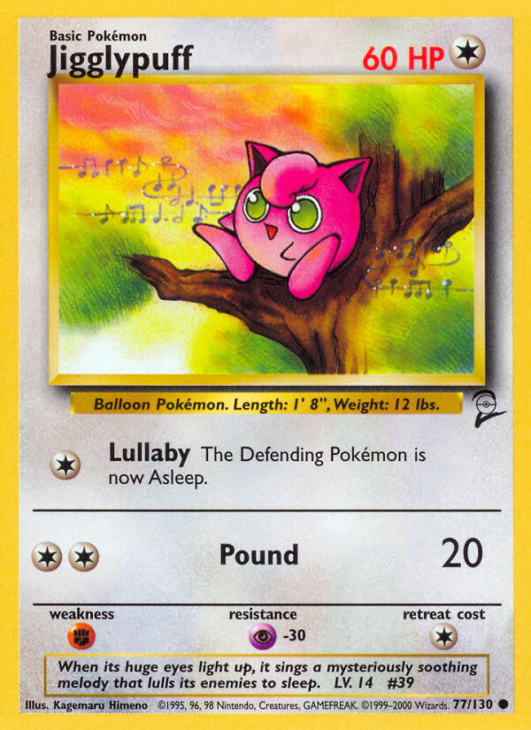 Jigglypuff (77/130) [Base Set 2] | Good Games Modbury