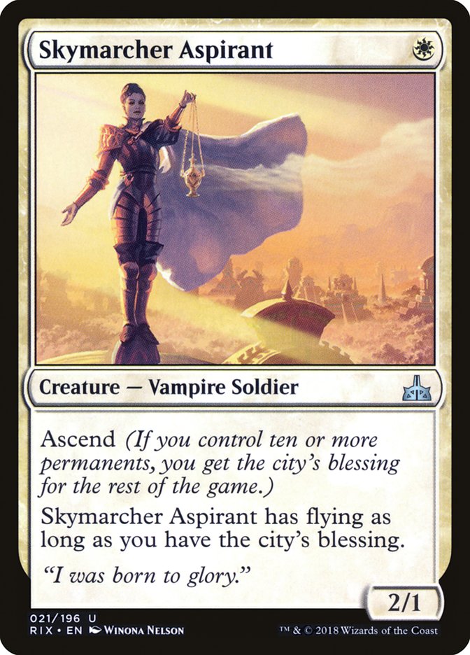 Skymarcher Aspirant [Rivals of Ixalan] | Good Games Modbury