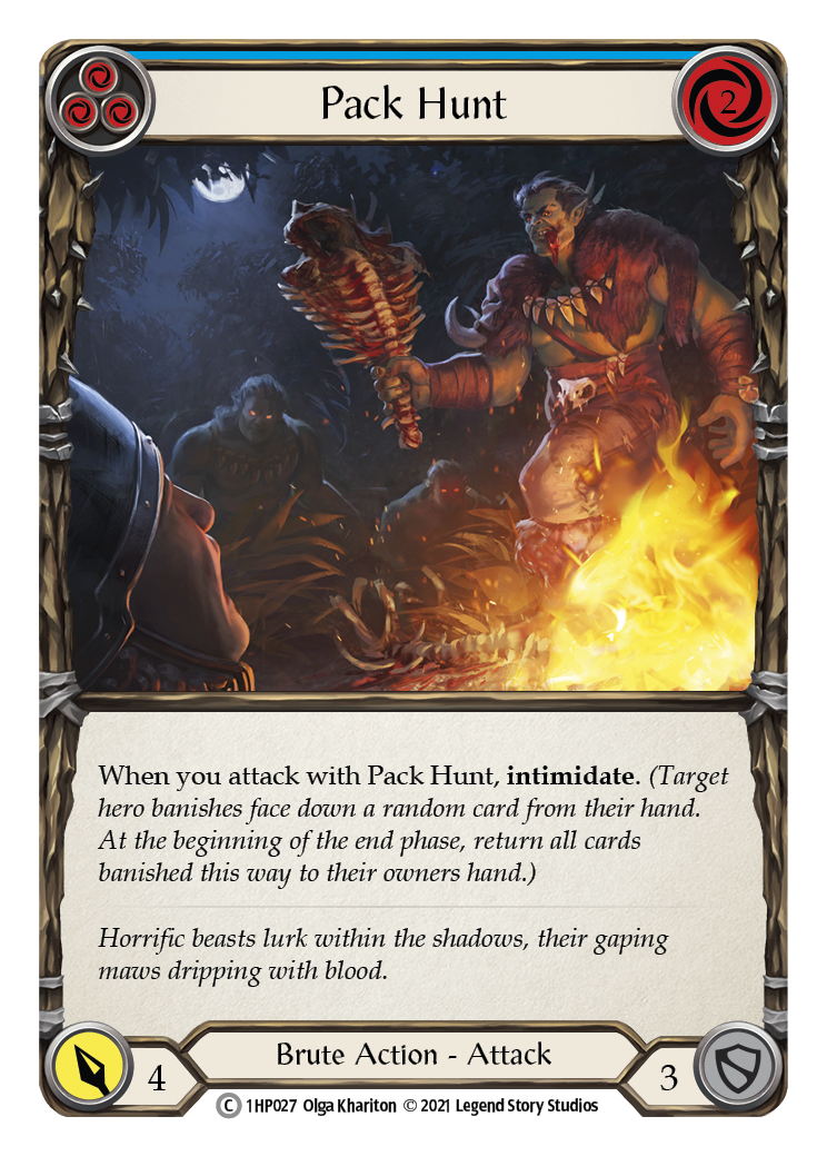 Pack Hunt (Blue) [1HP027] (History Pack 1) | Good Games Modbury