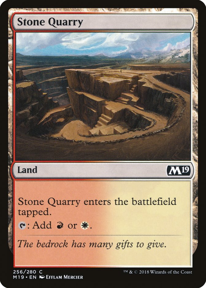 Stone Quarry [Core Set 2019] | Good Games Modbury