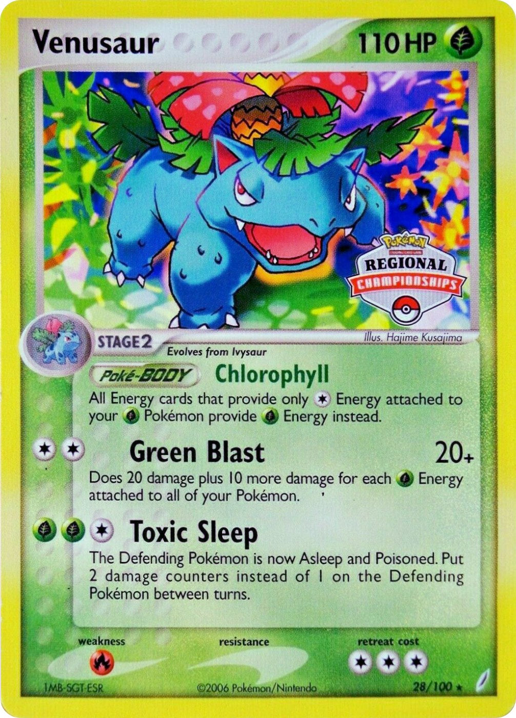 Venusaur (28/100) (Regional Championship Promo) [EX: Crystal Guardians] | Good Games Modbury