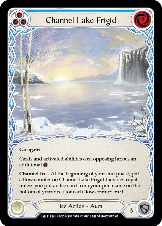 Channel Lake Frigid [U-ELE146] (Tales of Aria Unlimited)  Unlimited Rainbow Foil | Good Games Modbury