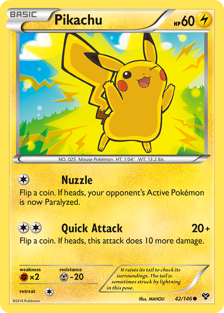 Pikachu (42/146) [XY: Base Set] | Good Games Modbury