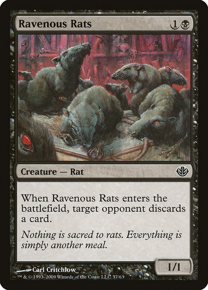 Ravenous Rats [Duel Decks: Garruk vs. Liliana] | Good Games Modbury