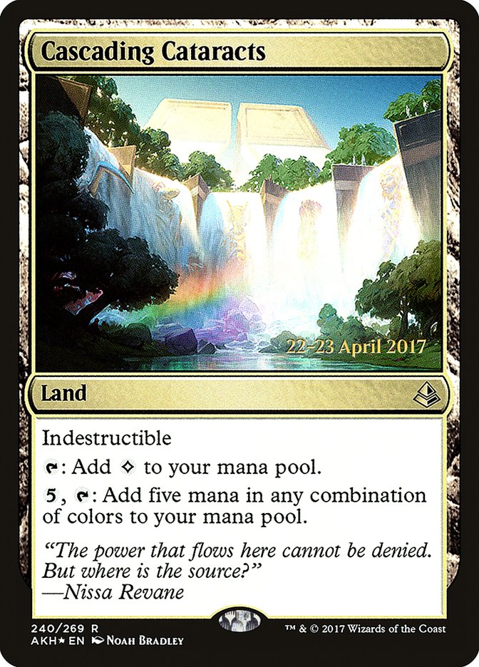 Cascading Cataracts [Amonkhet Prerelease Promos] | Good Games Modbury