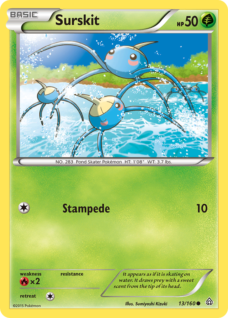 Surskit (13/160) [XY: Primal Clash] | Good Games Modbury