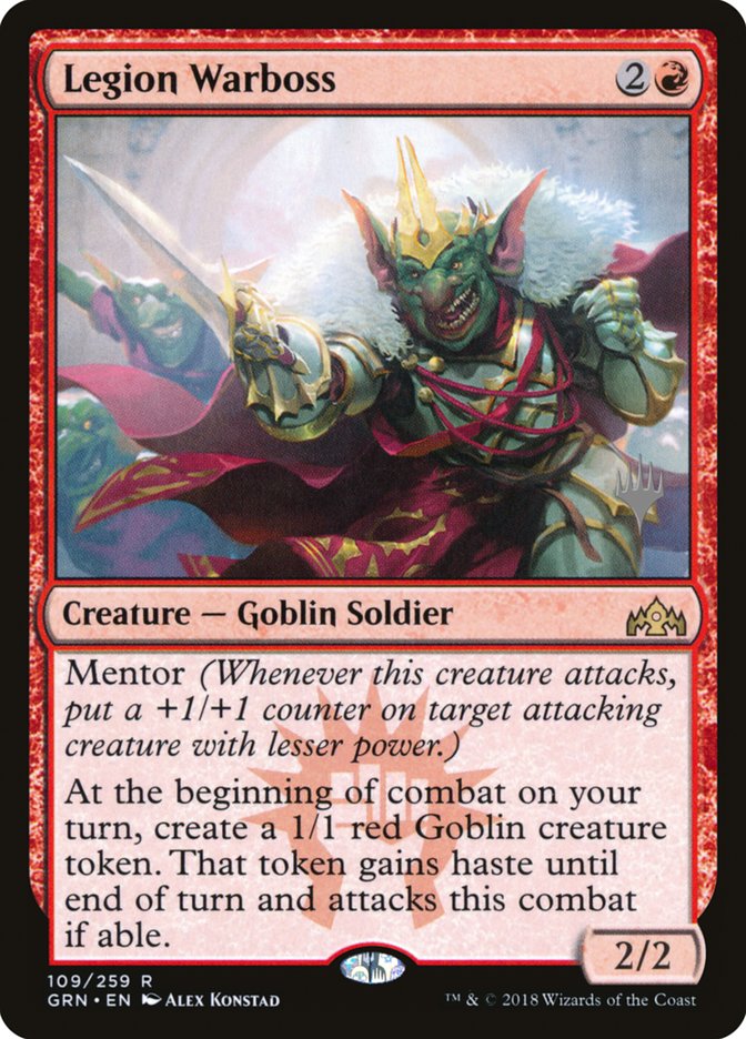 Legion Warboss (Promo Pack) [Guilds of Ravnica Promos] | Good Games Modbury