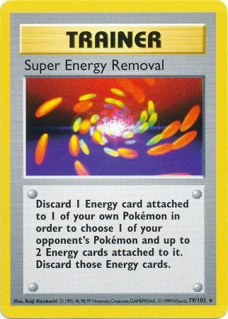Super Energy Removal (79/102) [Base Set Shadowless Unlimited] | Good Games Modbury
