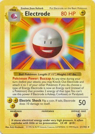 Electrode (21/102) [Base Set Shadowless Unlimited] | Good Games Modbury