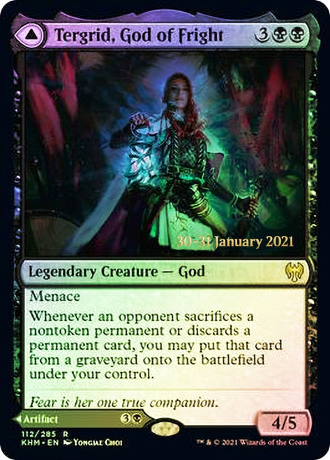 Tergrid, God of Fright // Tergrid's Lantern [Kaldheim Prerelease Promos] | Good Games Modbury