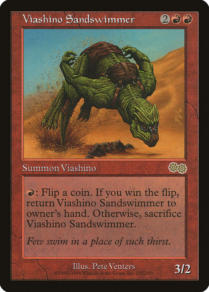 Viashino Sandswimmer [Urza's Saga] | Good Games Modbury