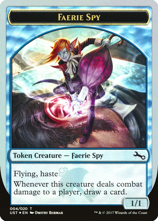 Faerie Spy Token [Unstable Tokens] | Good Games Modbury