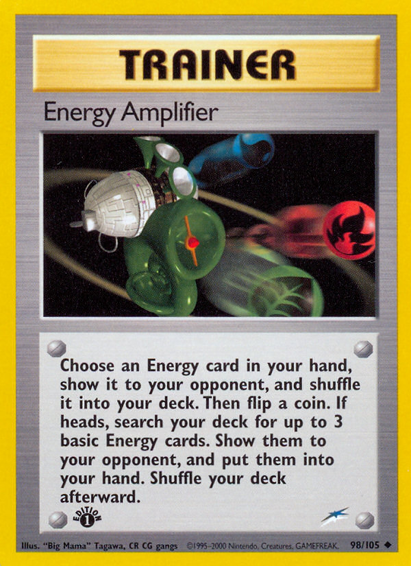 Energy Amplifier (98/105) [Neo Destiny 1st Edition] | Good Games Modbury
