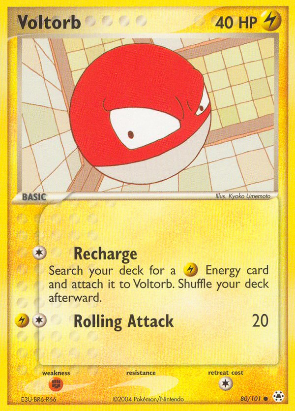 Voltorb (80/101) [EX: Hidden Legends] | Good Games Modbury