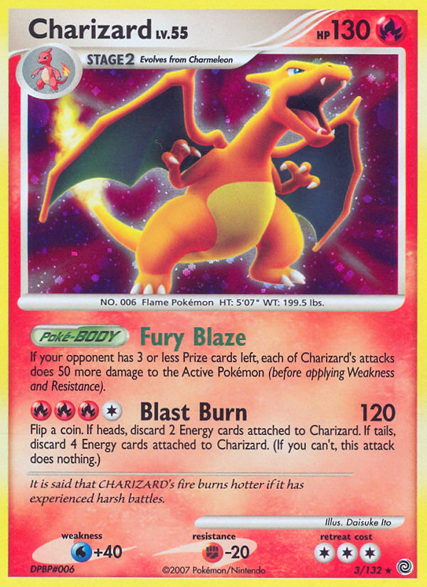 Charizard (3/132) [Diamond & Pearl: Secret Wonders] | Good Games Modbury