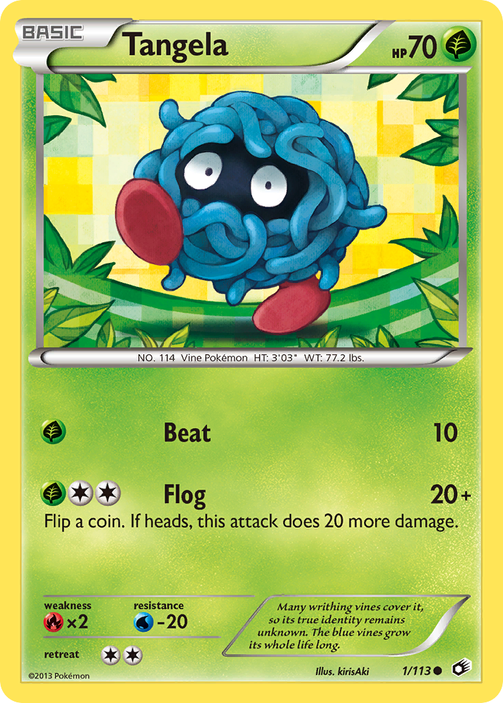 Tangela (1/113) [Black & White: Legendary Treasures] | Good Games Modbury