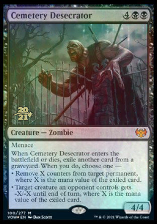 Cemetery Desecrator [Innistrad: Crimson Vow Prerelease Promos] | Good Games Modbury