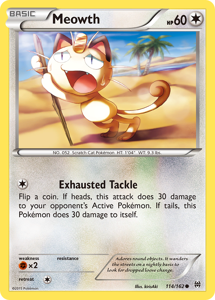 Meowth (114/162) [XY: BREAKthrough] | Good Games Modbury