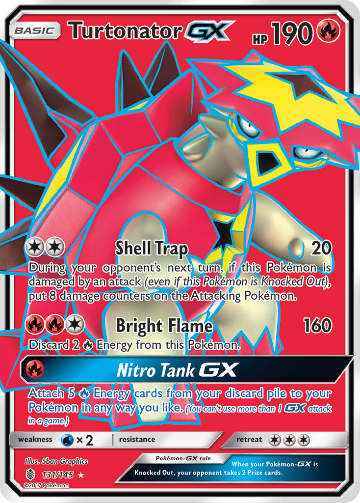 Turtonator GX (131/145) [Sun & Moon: Guardians Rising] | Good Games Modbury