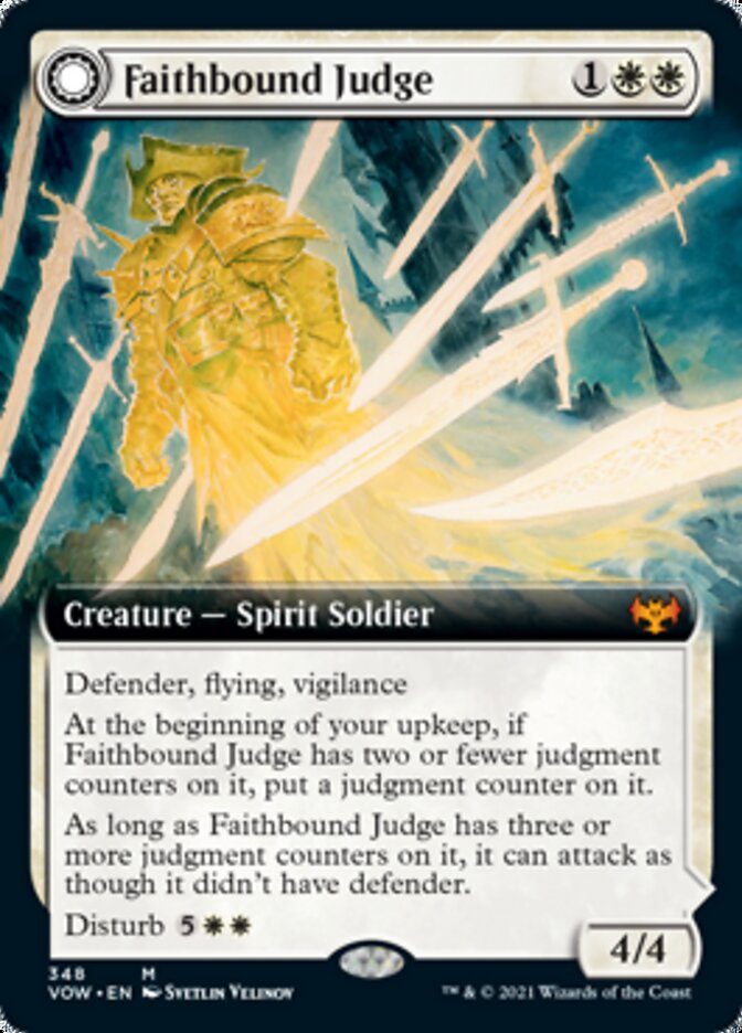 Faithbound Judge // Sinner's Judgment (Extended Art) [Innistrad: Crimson Vow] | Good Games Modbury