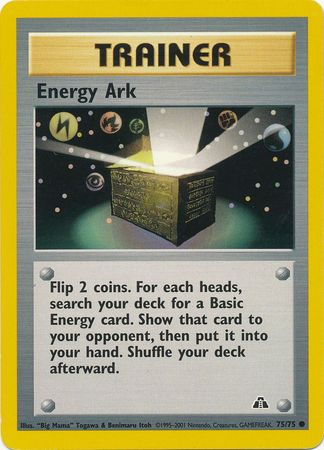 Energy Ark (75/75) [Neo Discovery Unlimited] | Good Games Modbury