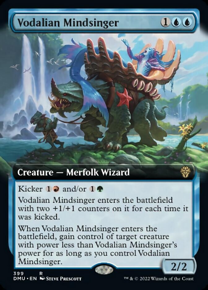 Vodalian Mindsinger (Extended Art) [Dominaria United] | Good Games Modbury