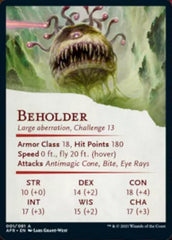 Beholder Art Card [Dungeons & Dragons: Adventures in the Forgotten Realms Art Series] | Good Games Modbury