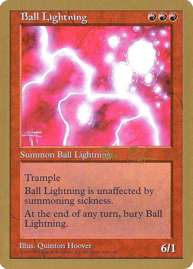 Ball Lightning (Ben Rubin) [World Championship Decks 1998] | Good Games Modbury