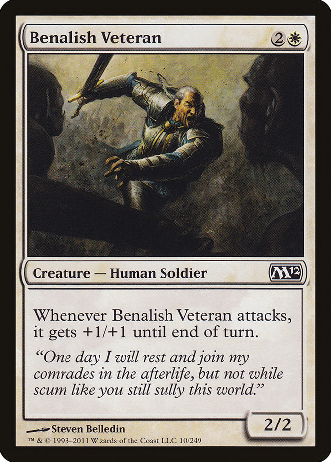 Benalish Veteran [Magic 2012] | Good Games Modbury