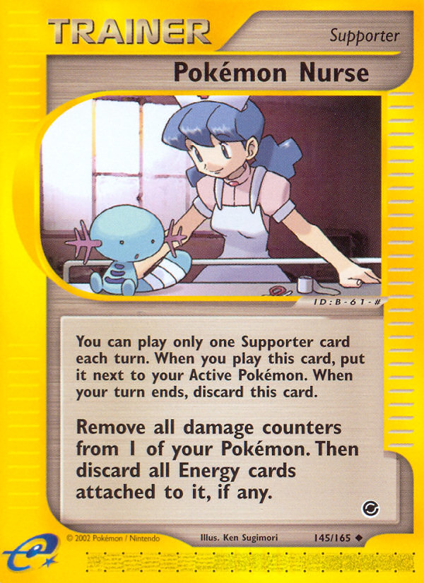 Pokemon Nurse (145/165) [Expedition: Base Set] | Good Games Modbury