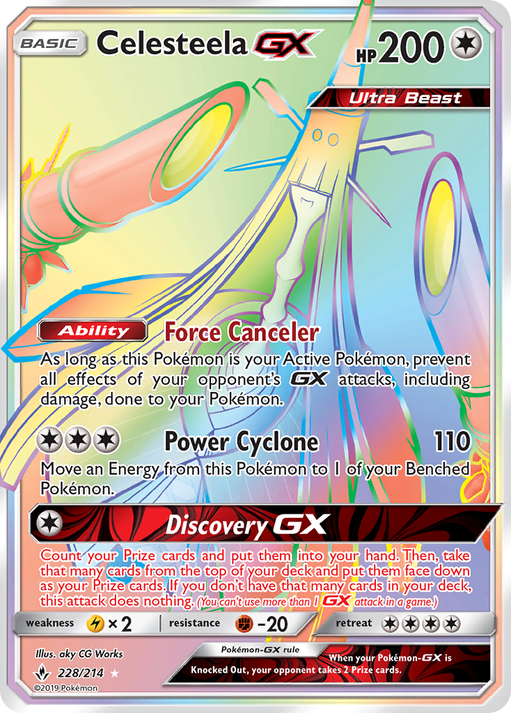 Celesteela GX (228/214) [Sun & Moon: Unbroken Bonds] | Good Games Modbury