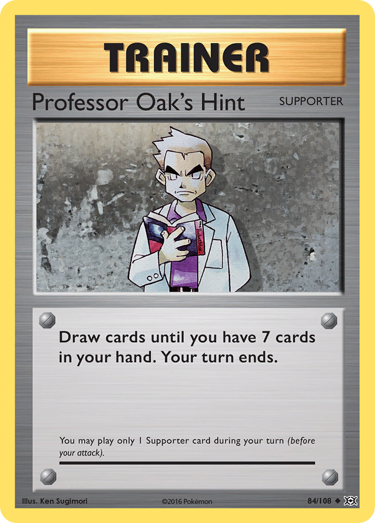 Professor Oak's Hint (84/108) [XY: Evolutions] | Good Games Modbury