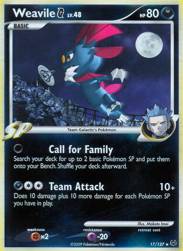 Weavile G (17/127) [Platinum: Base Set] | Good Games Modbury