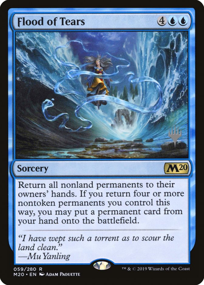 Flood of Tears (Promo Pack) [Core Set 2020 Promos] | Good Games Modbury