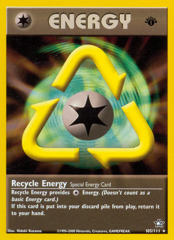 Recycle Energy (105/111) [Neo Genesis 1st Edition] | Good Games Modbury