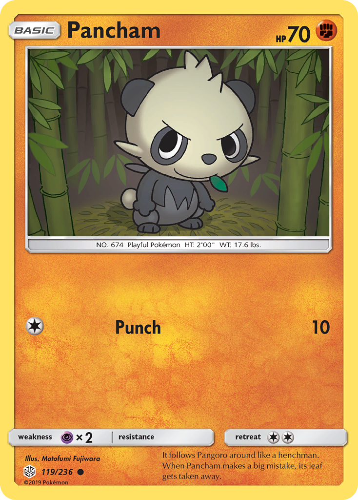 Pancham (119/236) [Sun & Moon: Cosmic Eclipse] | Good Games Modbury