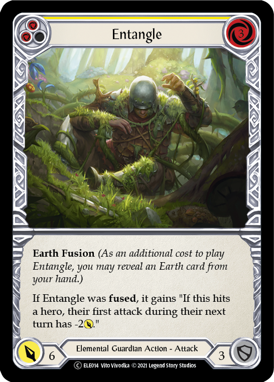 Entangle (Yellow) [U-ELE014] (Tales of Aria Unlimited)  Unlimited Rainbow Foil | Good Games Modbury