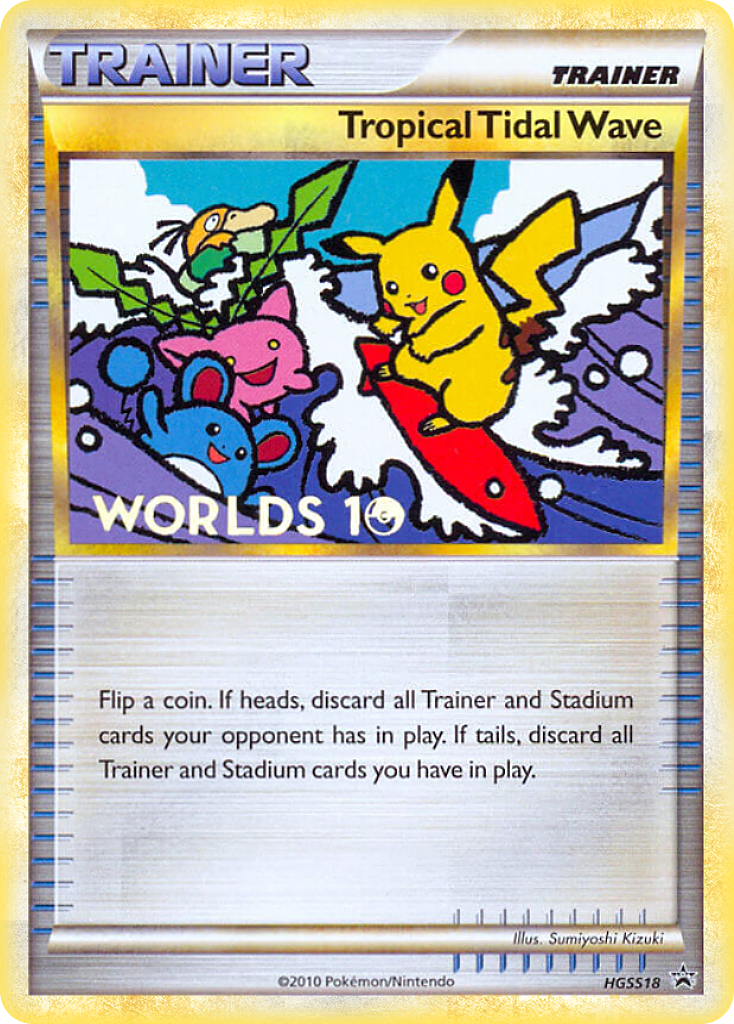 Tropical Tidal Wave (HGSS18) [HeartGold & SoulSilver: Black Star Promos] | Good Games Modbury