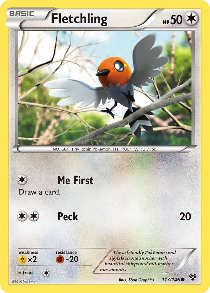 Fletchling (113/146) [XY: Base Set] | Good Games Modbury