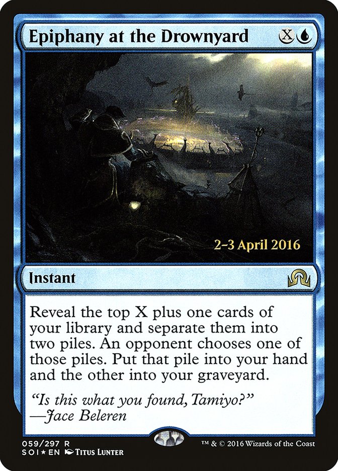 Epiphany at the Drownyard [Shadows over Innistrad Prerelease Promos] | Good Games Modbury