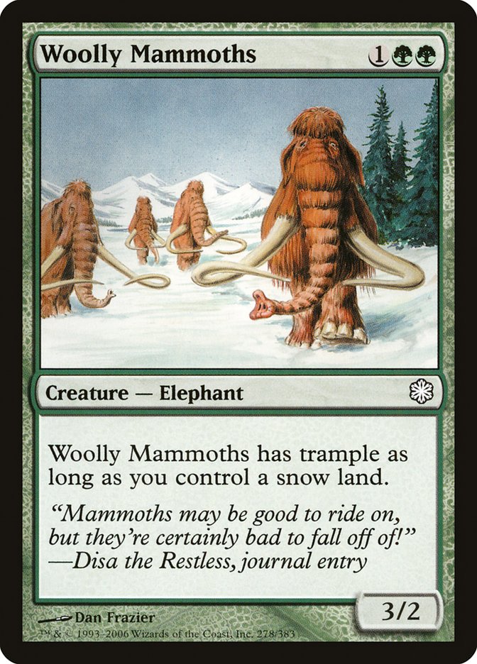 Woolly Mammoths [Coldsnap Theme Decks] | Good Games Modbury